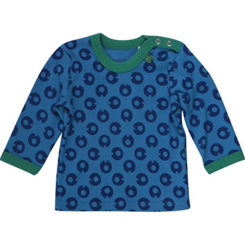 Fred's World by Green Cotton Baby Boys My I l/sl T baby Shirt, Blue (jewel Blue 018453703), 6-12 months (Manufacturer size: 80)