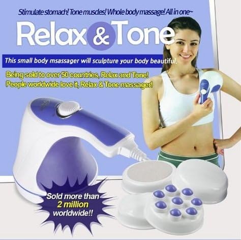 Shag relax and spin tone manipol full body massager vibration
