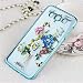 Produktbild Samsung galaxy J5 (2016) cases- Ultra Slim TPU Silicone Transparent, Cover Pattern Shiny Glitter Rhinestone Crystal Diamond Shock absorbing transparent mirror protective Crystal Phone Case Flower Case Case Case Bumper Samsung galaxy J5 (2016) (Sky blue Crome Gel 2)