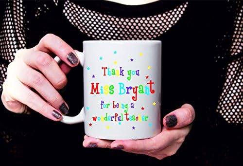 Teacher Gift Personalised Ceramic Mug Personalised End of Term Gift
