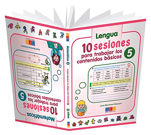 10 sesiones para trabajar los contenidos básicos 5 / Editorial GEU / 5º Primaria / Mejora lengua y matemáticas / Recomen
