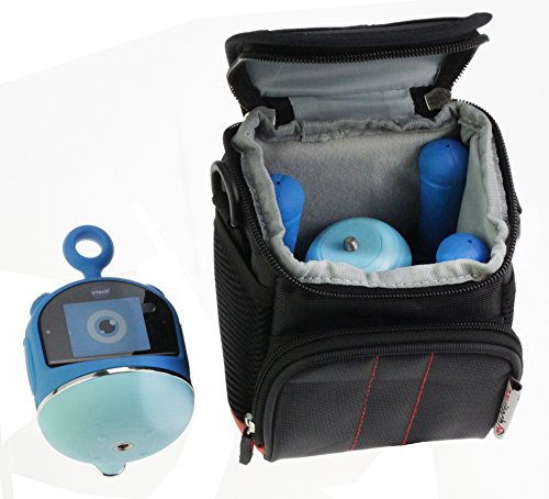 Navitech schwarzer Fall f  r die VTech 507503   507553 Kidizoom Flix Spielset