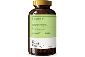 The Naked Pharmacy | Bergatone | Bergamot Fruit Supplements | for Cardiovascular Health, Cholesterol & Weight Management | 90 Capsules