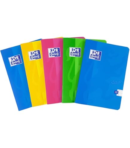 Blocs De Dessin Oxford - Lot De 5 - Format A5, 20 Feuilles 130g