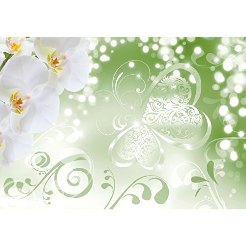 Fototapete Orchidee 308 x 220 cm – Vliestapete – Wandtapete – Vlies Phototapete – Wand – Wandbilder XXL – !!! 100% MADE IN GERMANY !!! Runa Tapete 9076010c - 6