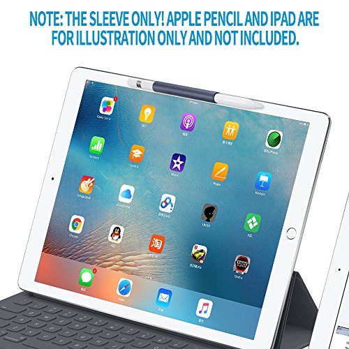 FRTMA für Apple Pencil Magnetische Hülse, Silikon Halter Griff für Apple iPad Pro Pencil (Mitternachts Blau) - 6