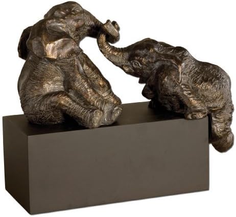 Uttermost Playful Pachyderms Bronze Figurines by Uttermost Rugs