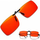 RED-THERA Covering Anti Blue Light Glasses (compatible with prescription glasses) - Unisex Blue Light Glasses for Women and M