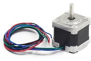 Iverntech Nema 14 Stepper Motor 35mm Body 1.8 ° 1A 2 Phase 4-Lead with Integrated 50CM Cable for 3D Printer, CNC Machine and Robotics