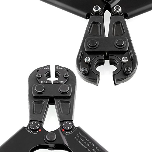 FEMOR Rohrpresszange Profi Presszange TH Kontur Handpresszange(Verbundrohr – Alurohr PEX PB, TH 16 20 mm) Presswerkzeug Set - 4