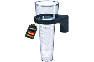 TFA Dostmann Pluviometro analogico, 47.1006, Resistente alle intemperie, Robusto, misuratore di precipitazioni, Trasparente, Nero