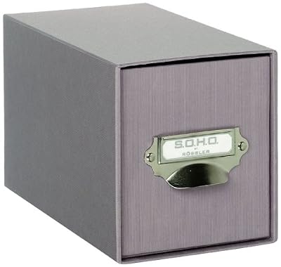 Rössler 1327452490 Boîte à CD avec tiroir S.O.H.O. 26,1 x 14,3 x 15,8 cm (Taupe) (Import Allemagne)