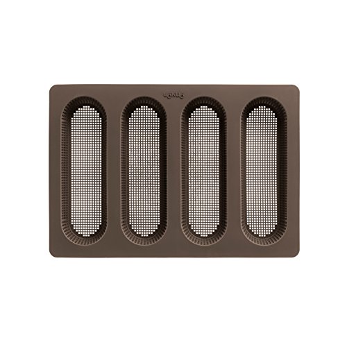 Lékué 0203100M10M017 Mini-Baguette-Backform 4er-Set Silikon, 4 Einheiten, Bunt - 2