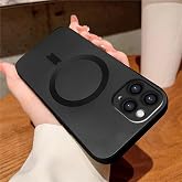 UCUC iPhone 11 Pro Max Uyumlu Kılıf Magsafe &Ouml;zellikli Darbe Emici siyah Silikon Kapak