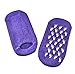 Makhry SPA Moisturizing Gel Socks with Vitamin E For Dry Cracked Heel Care Skin Repair Therapy Treatment Comfy Recovery Socks (Purple)
