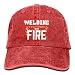 Produktbild htrewtregr1 - Hut Welding It's Like Sewing with Fire Unisex Cotton Denim Adjustable Sun Cap