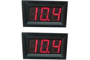 Aihasd DC 3.2V à 30V numérique Voltmètre Tension mètres du Panneau pour 6V 12V Electromobile Motorcycle Voiture