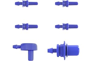 ELERA Blood Pressure Cuff Adapter Kit - 6 Sizes Hose Connectors Included, Suitable for Most Blood Pressure Monitors (6)