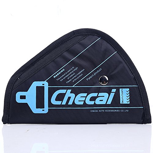 Bei wang Safe fit thickening car safety belt adjust device baby child safety belt protector seat belt positioner (black)