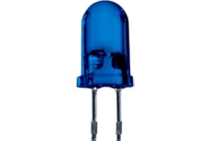 ‎LUMETHEUS Lumetheus LED Light Emitting Diode 5 mm Blue Pack of 25 - Extra Bright Diodes 5,000 mcd - 3V LEDs with 2 Pins - for Car, PC, Boat, Caravan, Craft Kit, Repair & Running Light - 50,000 Hours Light Life