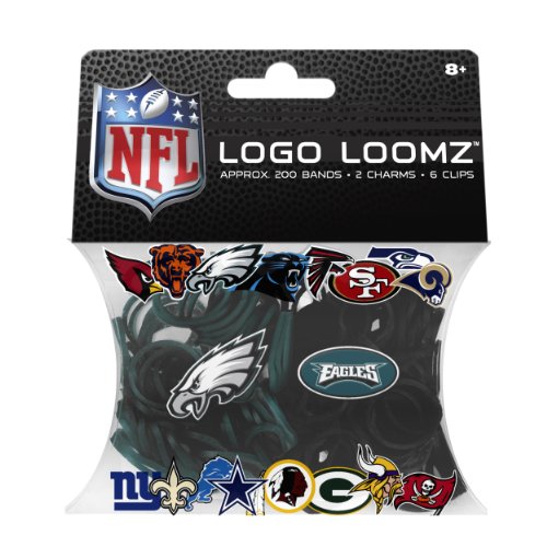 Preisvergleich Produktbild Philadelphia Eagles Logo NFL Loom Bandz Filler Pack