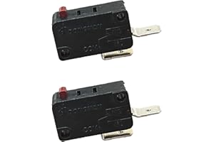 D.I.Accessa KW3A Mikrowellen-Türschalter KW3AT-16 Mikrowellen-Türschalter Ersatzteil,16 A 125/250 V, stromlos offen （2 Pack）