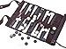 Produktbild Luxus Leder Hand genäht Backgammon Spiel - Reisen Roll up Backgammon Von Jaques
