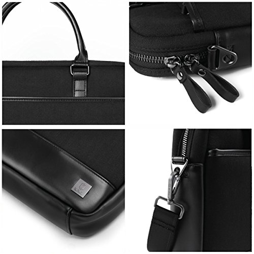 WIWU Tablet Tasche  15 -15 6 Zoll Schultertasche  Wasserdicht Leder Laptop Tasche Aktentasche Handtasche f  r Macbook Air Pro Retina Dell  Notebook H 