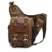 Produktbild Herren Vintage Leinwand Leder Military Utility Schulter Messenger Taschen
