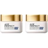 L'Or&eacute;al Paris Pack x2 Age Perfect Collagen Expert Night Cream, 50 ml | Firming Night Cream, Mature Skin, With Collagen, Age P