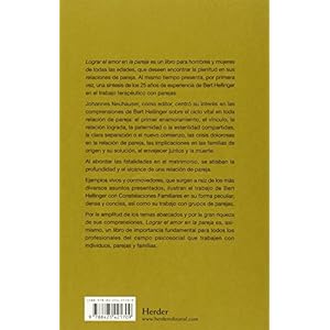 Lograr el amor en la pareja : el trabajo terapéutico de Bert Hellinger con parejas