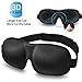 Produktbild Schlafmaske Frauen&Herren, 3D Hautfreundlich Schlafbrille, Innovative Lichtblockierungstechnik und bequem Weich und leichte Augenmaske, Reise unerlässlich – Schwarz