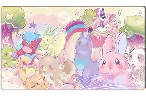 Mlikemat New Playmat Melffy TCG CCG Mat Custom Trading Card Game Mat + Free Bag (ZD014-729-K)