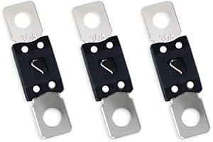 Kofelec Mega bezpiecznik wysokiego prądu, ANM 30 A A, do 58 V DC, do samochodów osobowych, ciężarowych, autobusów lub systemów audio, 3 sztuki w opakowaniu (30 A)