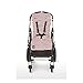 Outlook Travel Comfy Cotton Pram Liner in Red Elephant