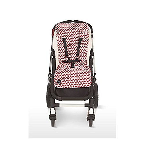 Outlook Travel Comfy Cotton Pram Liner in Red Elephant