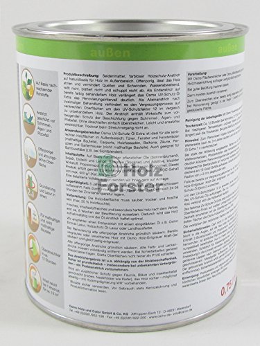 Osmo-Color UV-Schutz Öl Extra UV-Schutz für den Aussenbereich 420 0,750 L - 2