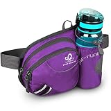 Capacidad alta y bolsillos múltiples: hay dos compartimentos con cremallera para guardar sus artículos esenciales diarios, como teléfonos celulares, llaves, dinero, iPod, bolsos cagados, golosinas para perros, gafas de sol. etc. La pequeña bolsa exterior también puede contener algunas cosas pequeñas. Y el soporte de la botella de agua puede contener una botella de 650 ml.