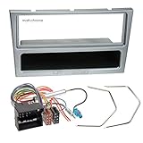 corsa c 1.2 motorraum Einbaugrösse 1-DIN Carmedio Opel Corsa C 04-06 1-DIN Autoradio Einbauset in original Plug&Play Qualität mit Antennenadapter Radioanschlusskabel Zubehör und Radioblende Einbaurahmen matt-Chrome