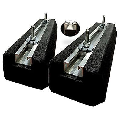 Eid paire de support de sol - mini rubber - 400 mm - 300 kg - eid distribution as400pmbfp