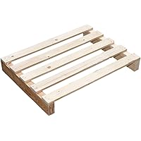 1x Einwegpaletten IPPC behandelt 5 Deckbretter Traglast 500 kg 600 x 800 mm