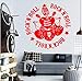 Produktbild Pbbzl Music Guitar Rock Art Murals Living Room Wall Stickers Vinyl Wall Decals Decorative Fashion Music 57X57Cm