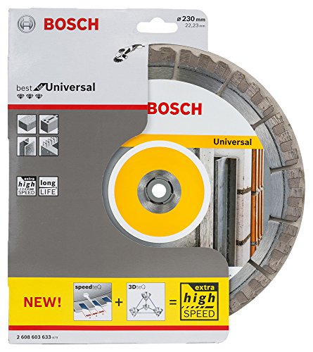 BOSCH Diamanttrennscheibe Best für Universal, 230 x 22,23 x 2,4 x 15 mm, 2608603633 - 2
