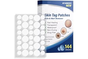MOUNTEPS 144pcs Skin Tag Remover Patches Quick Effective Mole Wart Removal Pad Sticker UK