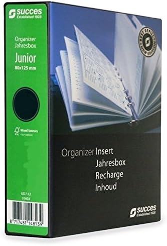 Succes Junior 2018 year Box 1TAG1SEITE Day Sheets A7 White 4 Language ijq1.18