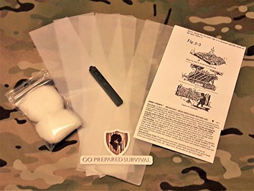Go Prepared Survival Sure Strips Emergency Military Survival Firelighting Kit