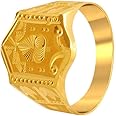 P.C. Chandra Jewellers 22k (916) Yellow Gold Ring for Men - 3.68 Grams