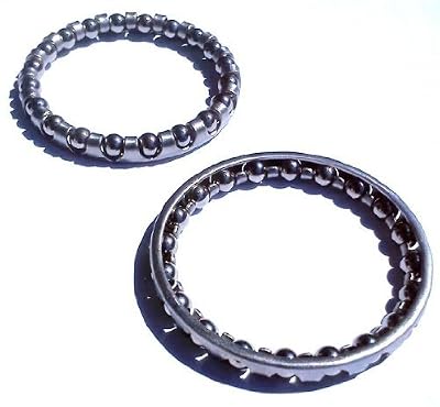 Oxford Lot de 2 roulements pour Jeu de Direction Grande Taille Argenté 5/32"