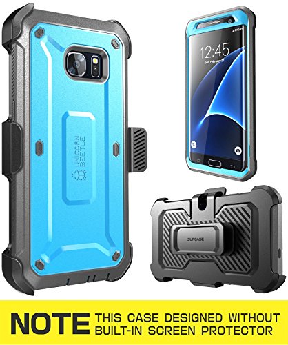 Supcase Carcasa para Samsung Galaxy S7 Edge 2016 - Funda completa
resistente serie Unicorn Beetle Pro Azul