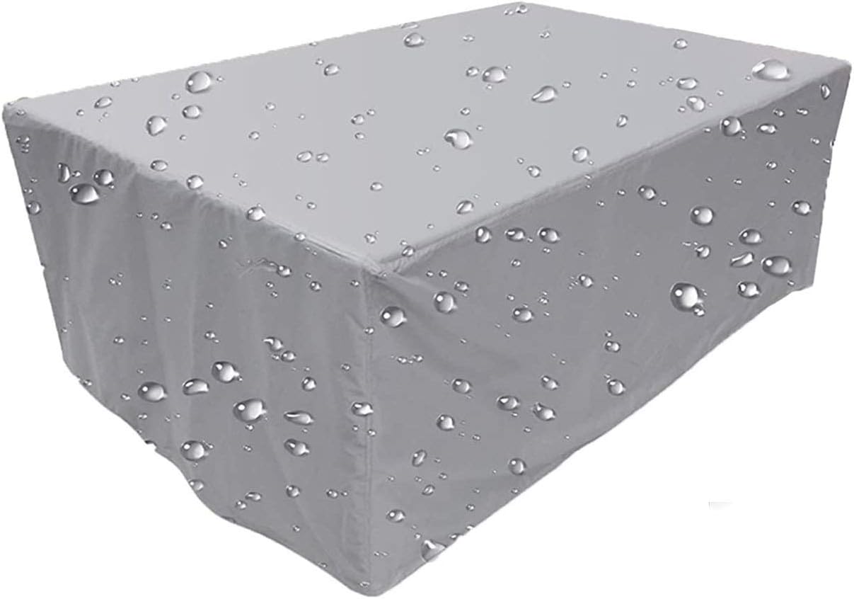 Fundas de Muebles de jardín,varios tamaños Funda para Muebles de Jardín Exterior Rectangular Cuadrado,3000D Oxford Impermeable,Anti-UV,Resitente al Polvo,para Sofa de Jardin,al Aire Libre,Patio